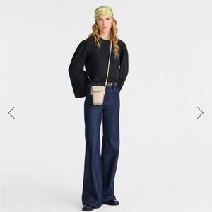 Longchamp Cream Crossbody Bag